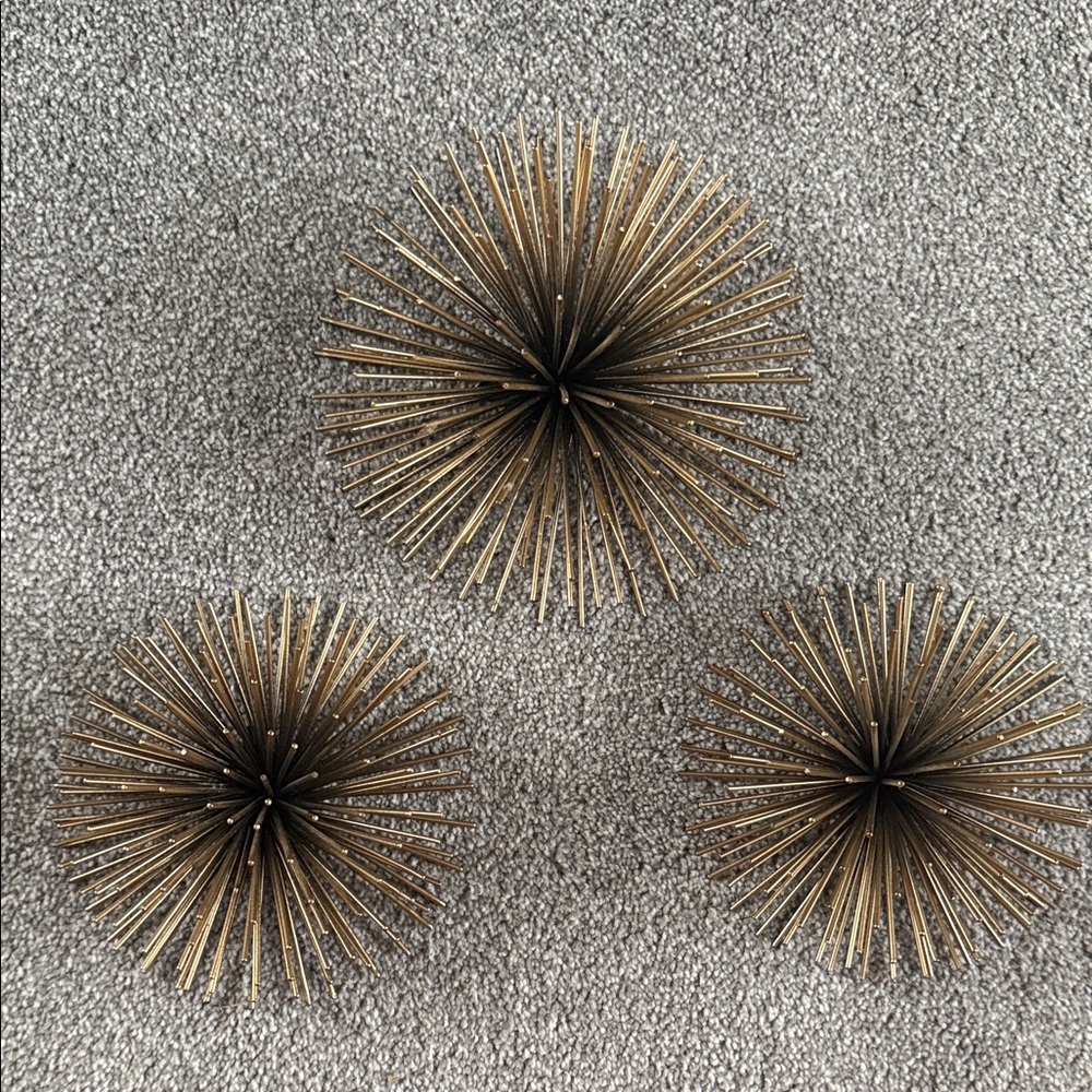 Marshalls Gold Starburst Wall Decor